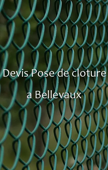 Devis Pose de cloture a Bellevaux