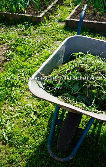 Devis Broyage et évacuation des déchets verts  a Cervens