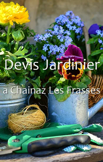 Devis Jardinier a Chainaz Les Frasses