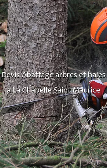 Devis Abattage arbres et haies a La Chapelle Saint Maurice