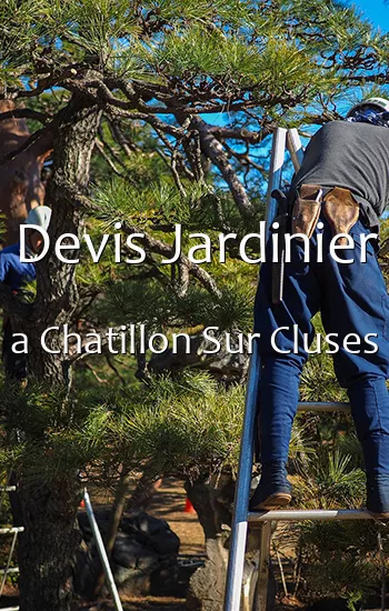 Devis Jardinier a Chatillon Sur Cluses