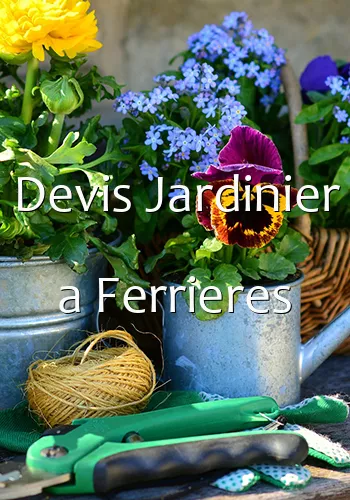 Devis Jardinier a Ferrieres