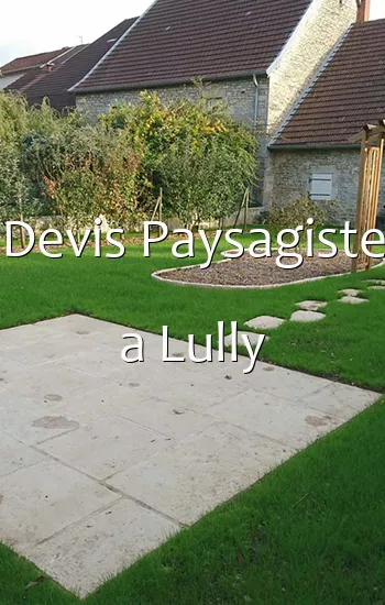 Devis Paysagiste a Lully