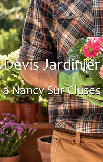 Devis Jardinier a Nancy Sur Cluses