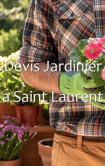 Devis Jardinier a Saint Laurent