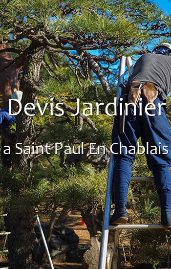 Devis Jardinier a Saint Paul En Chablais